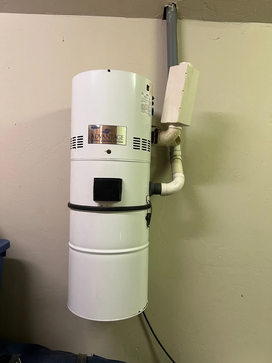 Central vacuum equipment and components, illustrative product photograph